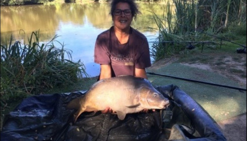 A 30 lb 8 oz carp from Lillypool, Lorna Burns, Sep 2019