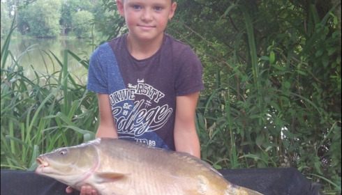 A 26 lb 9 oz carp from Lillypool, Caden Jones, Jul 2019