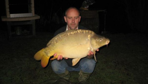 A 24 lb 8 oz carp from Lillypool, Jay, Mar 2011