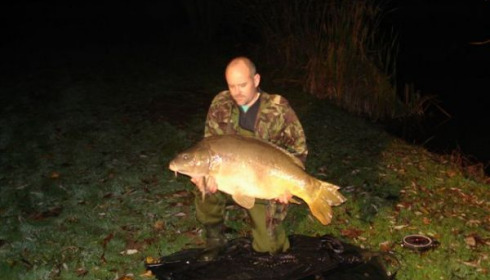 A 51 lb carp from Lillypool, Nov 2010