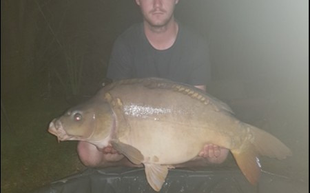 A 32 lb carp from Lillypool, Macca Jones, Jul 2018