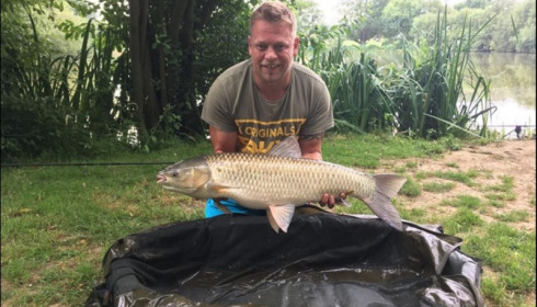 A 20 lb grass carp from Lillypool, Jason Frost, Jul 2018