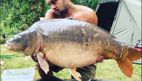 A 42 lb 9 oz carp from Lillypool, Jason Polley, Aug 2018