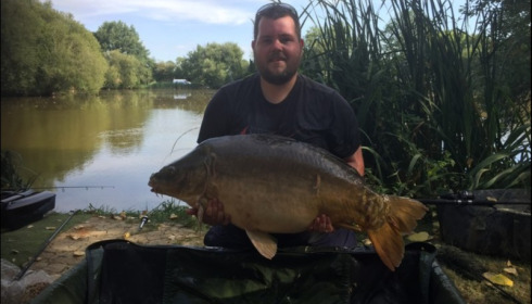 A 45 lb carp from Lillypool, Jay Langan, Aug 2018