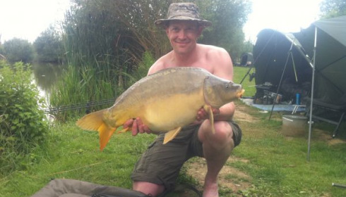 A carp from Lillypool, Si, Jun 2011