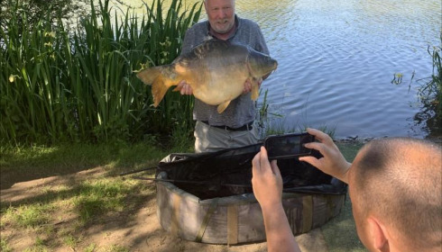 A 40 lb carp from Lillypool, Robert Sheppard, May 2019