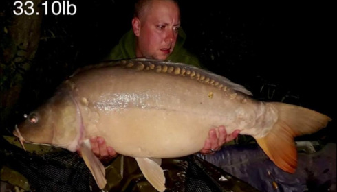 A 33 lb 10 oz carp from Lillypool, Dean Finch, Sep 2018