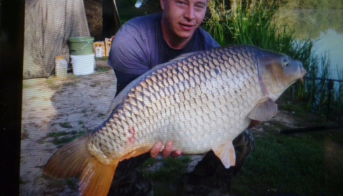 A 33 lb carp from Lillypool, Chris, May 2015