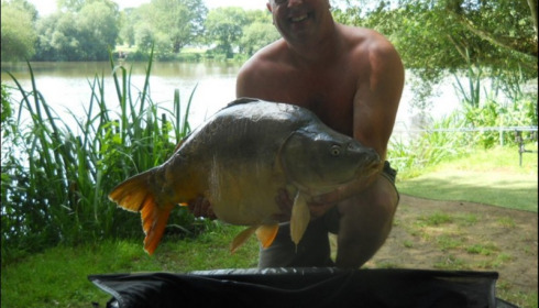 A 34 lb carp from Lillypool, Mike Ford, Jul 2018