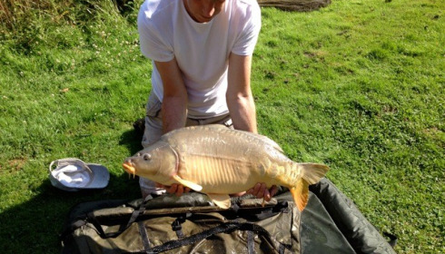 A carp from Lillypool, J Cain group, Jul 2012