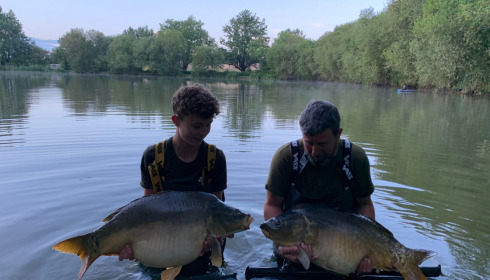 A 36 lb carp from Lillypool, Jamie & Tony Gattie, May 2022