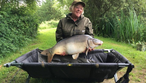 A 31 lb carp from Lillypool, Fran Hill, Jun 2016