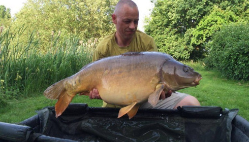 A 40 lb 1 oz carp from Lillypool, Damien Owen, Jun 2016