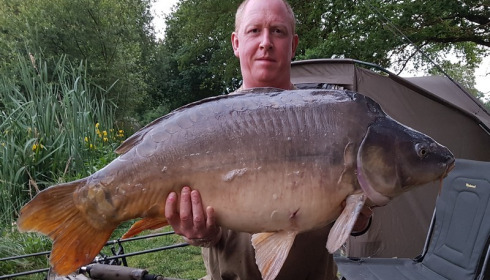 A 43 lb 14 oz carp from Lillypool, Dean Boughen, May 2017