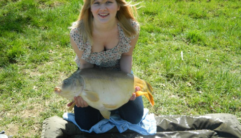 A carp from Lillypool, Holly, Mar 2012