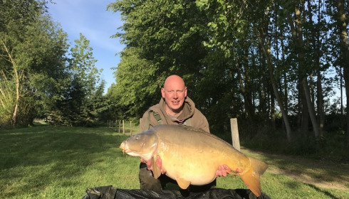 A 41 lb carp from Lillypool, Liam Wadey, Apr 2017