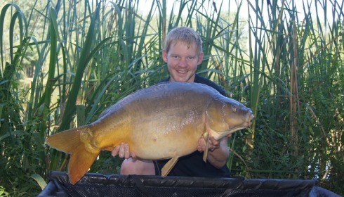 A 33 lb carp from Lillypool, Lee Turley, Aug 2016