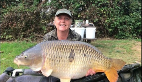 A 40 lb carp from Lillypool, Jane Barber, Aug 2019