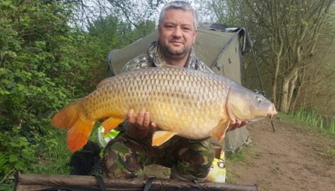 A 32 lb carp from Lillypool, Andy Biggs, Apr 2018