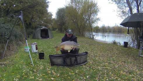 A 25 lb carp from Lillypool, Steve Knight, Dec 2013