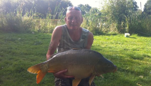 A carp from Lillypool, Planty, Aug 2011