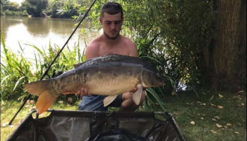A 31 lb carp from Lillypool, Macca Jones, Jul 2019