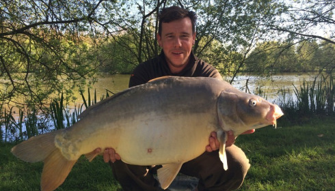 A 36 lb 12 oz carp from Lillypool, Will, May 2016