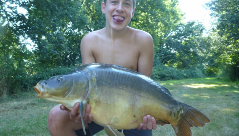 A 29 lb 2 oz carp from Lillypool, Cody Brown, Aug 2013