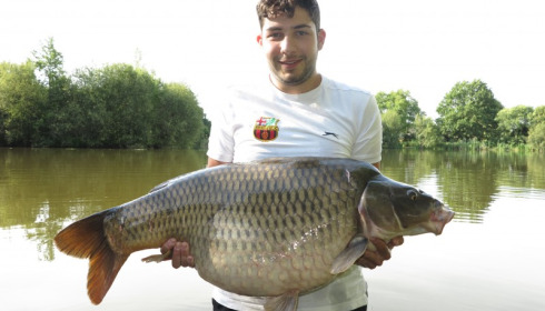 A 46 lb 5 oz carp from Lillypool, Alex Cook, Jun 2014