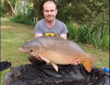 A 32 lb 14 oz carp from Lillypool, Shaun Cowley, Aug 2019