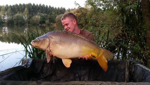 A 26 lb 8 oz carp from Lillypool, Ryan Bendall, Sep 2014
