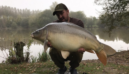 A 34 lb 8 oz carp from Lillypool, Chris Guy, Oct 2017