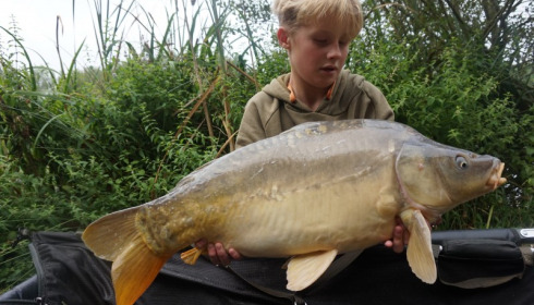 A 21 lb 14 oz carp from Lillypool, Daniel Gordon, Aug 2015
