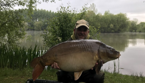 A 25 lb 8 oz carp from Lillypool, Aaron Greenfield, Apr 2017