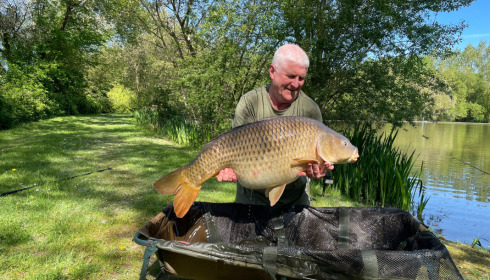 A 38 lb fish from Lillypool, Merv Oakenful, Apr 2023