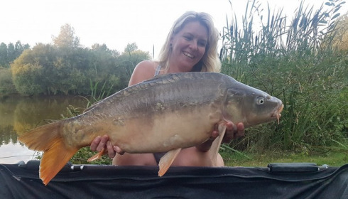 A 20 lb carp from Lillypool, Abi Bainbridge, Aug 2017