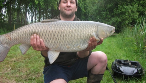 A 22 lb 8 oz grass carp from Lillypool, Sam Sterriker, May 2013