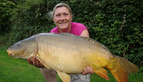 A 21 lb 8 oz carp from Lillypool, Fi Wright, Aug 2014