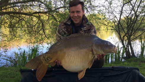 A 35 lb 12 oz carp from Lillypool, Will, May 2016