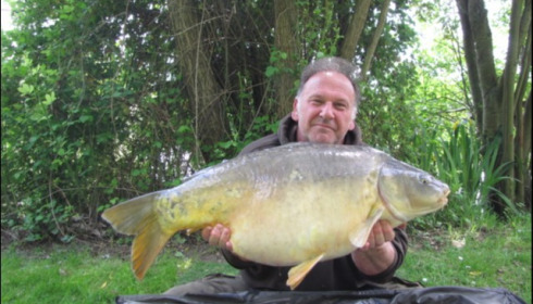 A 28 lb 6 oz carp from Lillypool, Nick Alner, May 2019