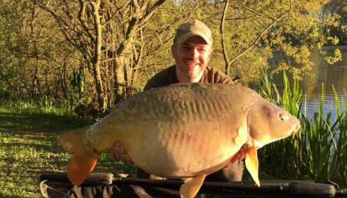 A 38 lb 12 oz carp from Lillypool, Aaron , May 2016