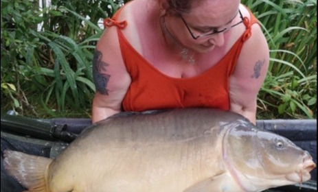 A 40 lb carp from Lillypool, Angela Lee, Aug 2019