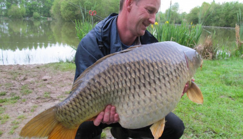 A 37 lb 12 oz carp from Lillypool, Richard Hardy, May 2014