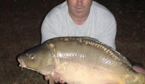 A 35 lb 6 oz carp from Lillypool, Mark Baker, Aug 2015
