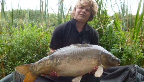A 26 lb 3 oz carp from Lillypool, Callum Gordon, Aug 2015