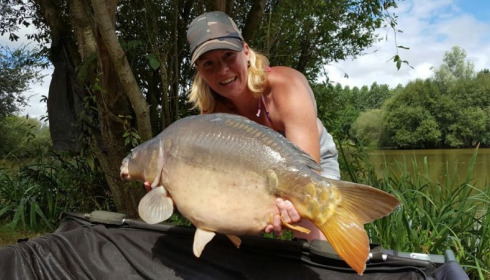 A 25 lb 11 oz carp from Lillypool, Abi Bainbridge, Aug 2016