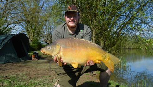 A 28 lb carp from Lillypool, Ryan Snelson, Apr 2018