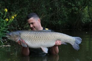 A 39 lb grass carp from Lillypool, Jae Wright, May 2022