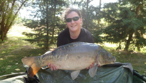 A 25 lb 8 oz carp from Lillypool, Emma Morgan, Jul 2015