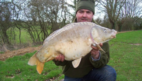 A 20 lb 8 oz carp from Lillypool, Mar 2010